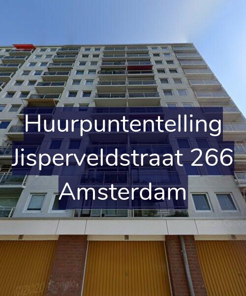 Foto gevel Huurpuntentelling voor Jisperveldstraat 266, Amsterdam