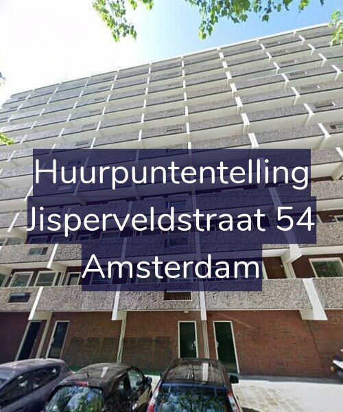 Foto gevel Huurpuntentelling voor Jisperveldstraat 54, Amsterdam