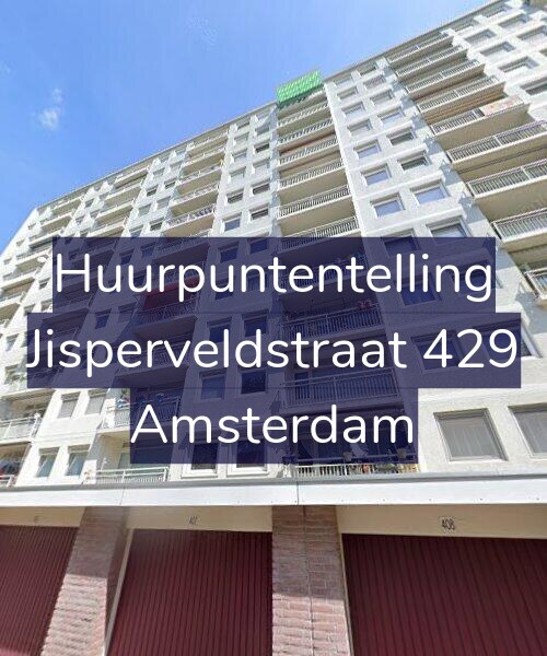 Foto gevel Huurpuntentelling voor Jisperveldstraat 429, Amsterdam