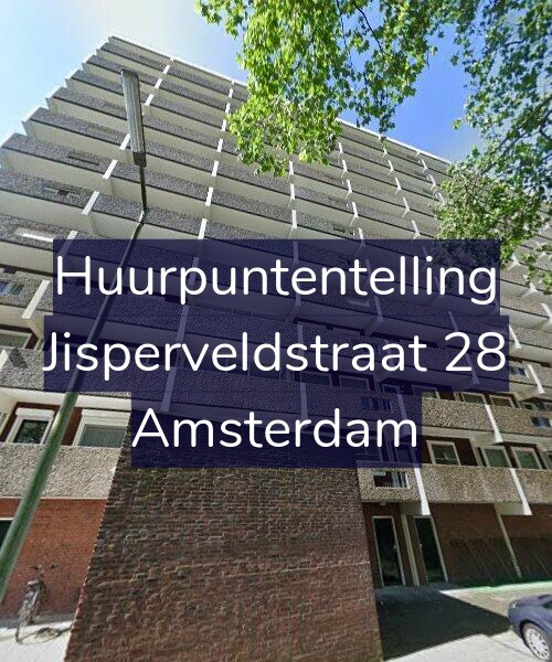Foto gevel Huurpuntentelling voor Jisperveldstraat 28, Amsterdam