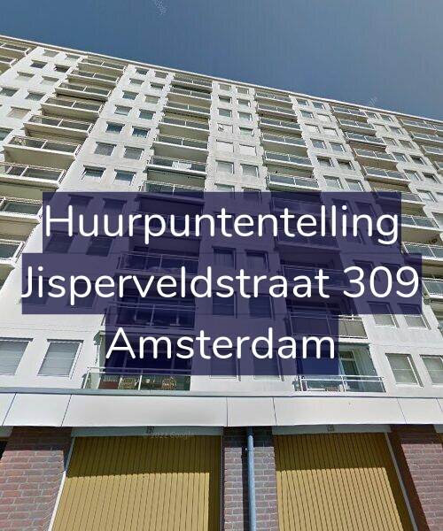 Foto gevel Huurpuntentelling voor Jisperveldstraat 309, Amsterdam
