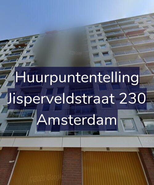 Foto gevel Huurpuntentelling voor Jisperveldstraat 230, Amsterdam