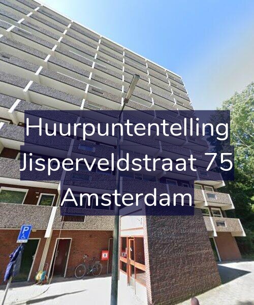 Foto gevel Huurpuntentelling voor Jisperveldstraat 75, Amsterdam