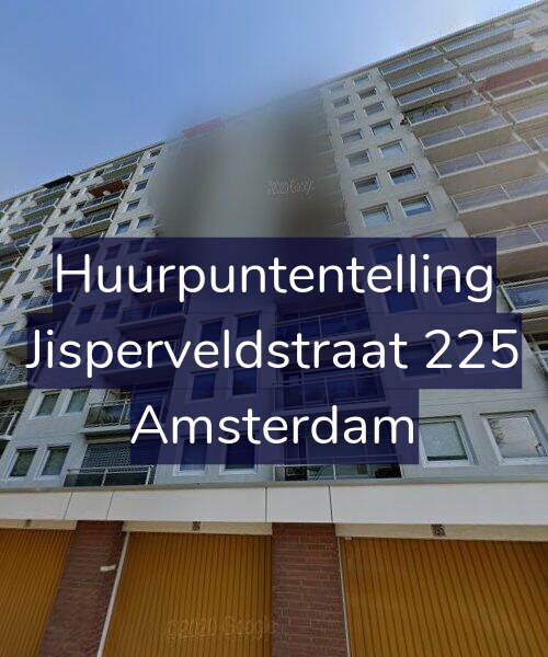 Foto gevel Huurpuntentelling voor Jisperveldstraat 225, Amsterdam