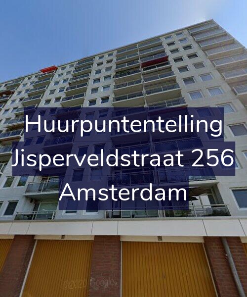 Foto gevel Huurpuntentelling voor Jisperveldstraat 256, Amsterdam