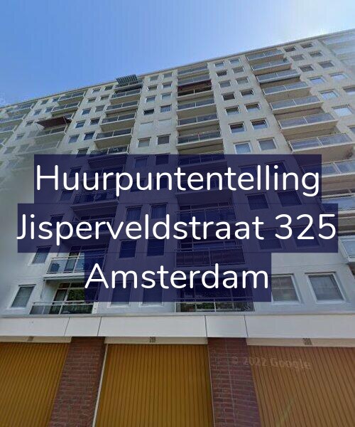Foto gevel Huurpuntentelling voor Jisperveldstraat 325, Amsterdam