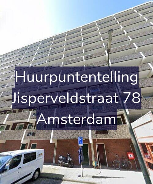 Foto gevel Huurpuntentelling voor Jisperveldstraat 78, Amsterdam
