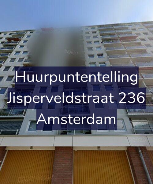 Foto gevel Huurpuntentelling voor Jisperveldstraat 236, Amsterdam