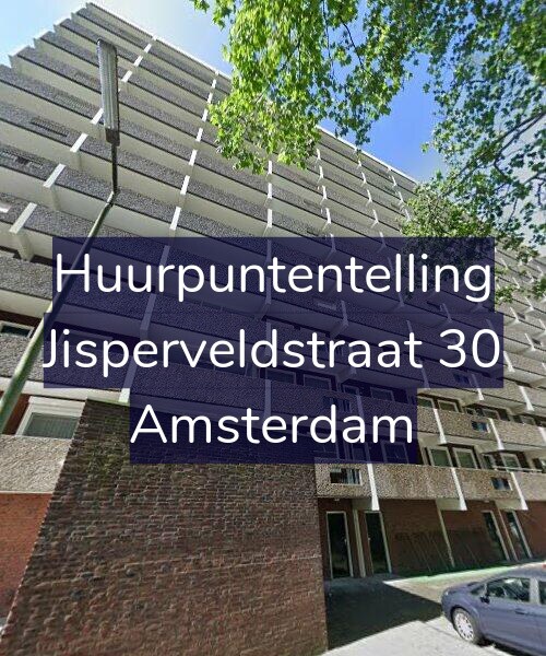 Foto gevel Huurpuntentelling voor Jisperveldstraat 30, Amsterdam