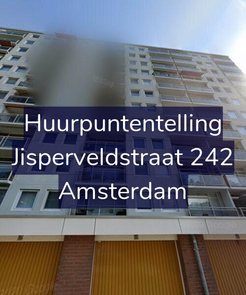 Foto gevel Huurpuntentelling voor Jisperveldstraat 242, Amsterdam