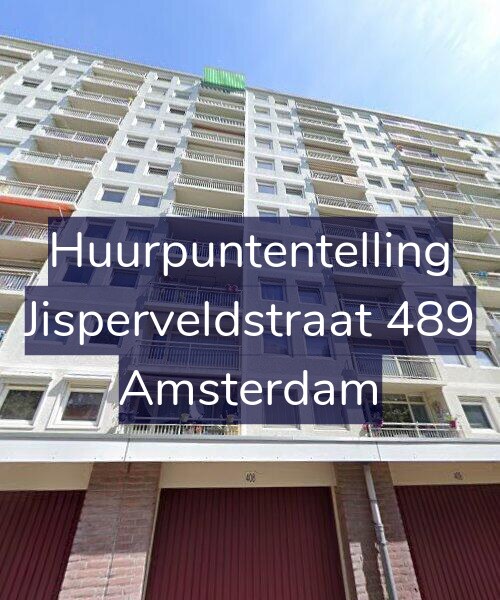 Foto gevel Huurpuntentelling voor Jisperveldstraat 489, Amsterdam
