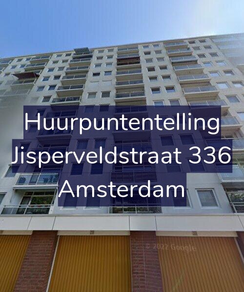 Foto gevel Huurpuntentelling voor Jisperveldstraat 336, Amsterdam