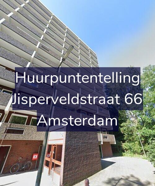 Foto gevel Huurpuntentelling voor Jisperveldstraat 66, Amsterdam