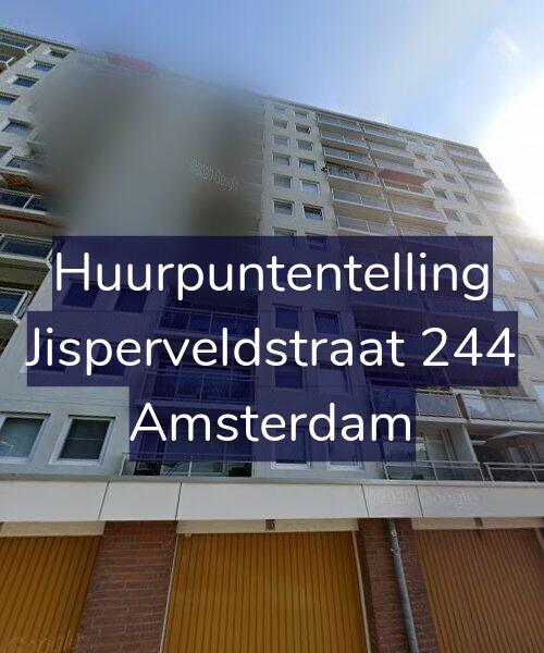 Foto gevel Huurpuntentelling voor Jisperveldstraat 244, Amsterdam
