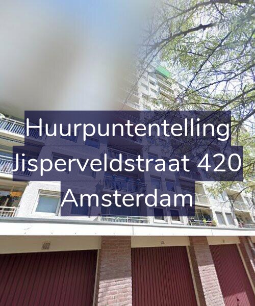 Foto gevel Huurpuntentelling voor Jisperveldstraat 420, Amsterdam