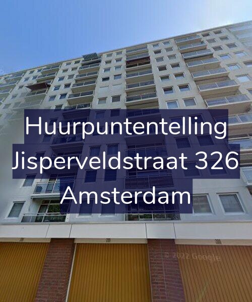 Foto gevel Huurpuntentelling voor Jisperveldstraat 326, Amsterdam