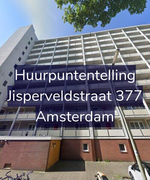 Foto gevel Huurpuntentelling voor Jisperveldstraat 377, Amsterdam