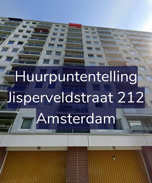 Foto gevel Huurpuntentelling voor Jisperveldstraat 212, Amsterdam