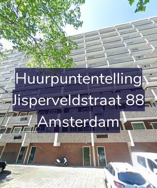 Foto gevel Huurpuntentelling voor Jisperveldstraat 88, Amsterdam