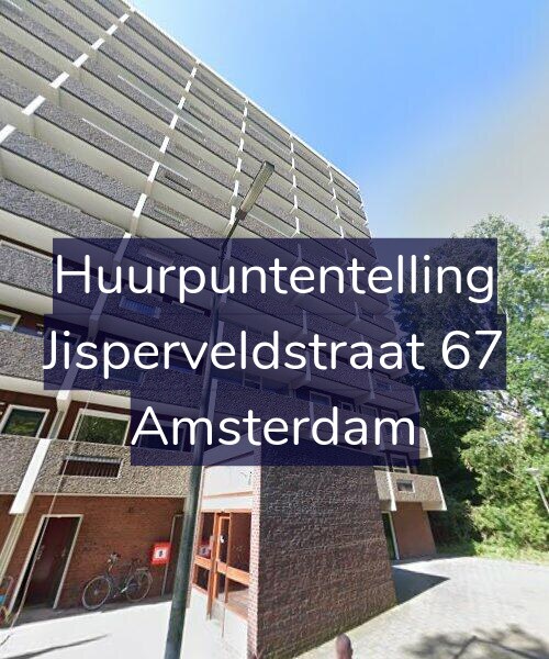 Foto gevel Huurpuntentelling voor Jisperveldstraat 67, Amsterdam