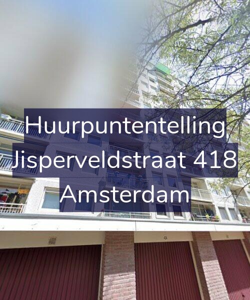 Foto gevel Huurpuntentelling voor Jisperveldstraat 418, Amsterdam