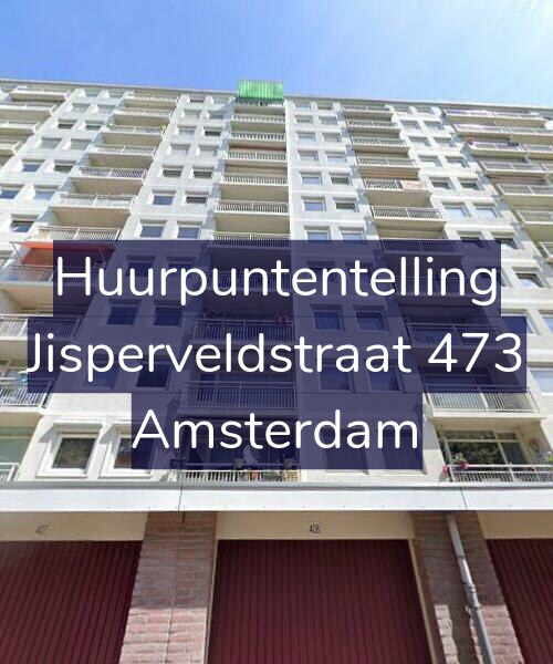 Foto gevel Huurpuntentelling voor Jisperveldstraat 473, Amsterdam