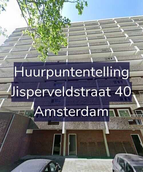 Foto gevel Huurpuntentelling voor Jisperveldstraat 40, Amsterdam