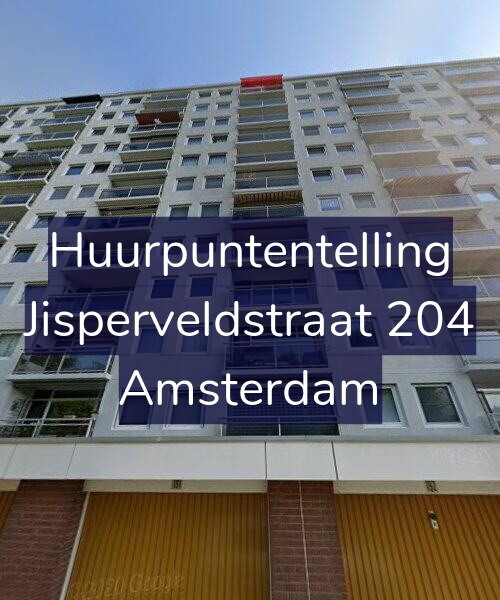Foto gevel Huurpuntentelling voor Jisperveldstraat 204, Amsterdam