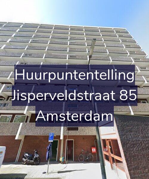 Foto gevel Huurpuntentelling voor Jisperveldstraat 85, Amsterdam