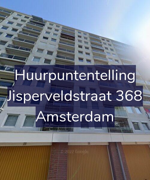 Foto gevel Huurpuntentelling voor Jisperveldstraat 368, Amsterdam