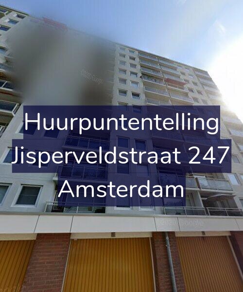 Foto gevel Huurpuntentelling voor Jisperveldstraat 247, Amsterdam