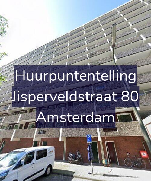 Foto gevel Huurpuntentelling voor Jisperveldstraat 80, Amsterdam