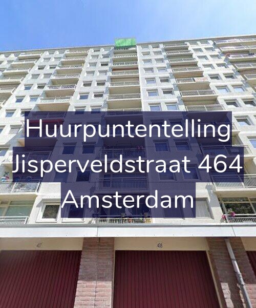 Foto gevel Huurpuntentelling voor Jisperveldstraat 464, Amsterdam