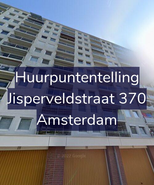 Foto gevel Huurpuntentelling voor Jisperveldstraat 370, Amsterdam