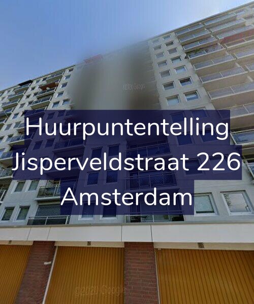 Foto gevel Huurpuntentelling voor Jisperveldstraat 226, Amsterdam