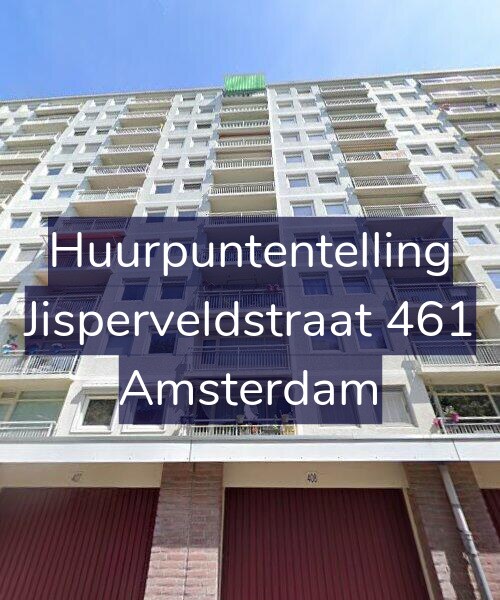 Foto gevel Huurpuntentelling voor Jisperveldstraat 461, Amsterdam