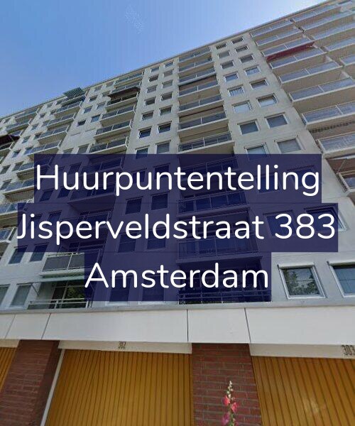 Foto gevel Huurpuntentelling voor Jisperveldstraat 383, Amsterdam