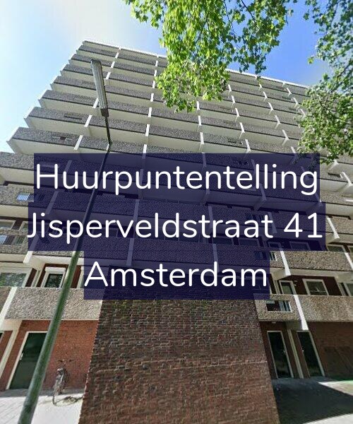 Foto gevel Huurpuntentelling voor Jisperveldstraat 41, Amsterdam