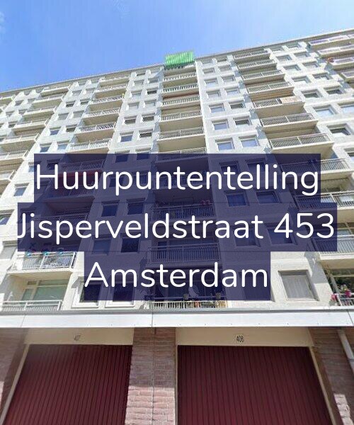 Foto gevel Huurpuntentelling voor Jisperveldstraat 453, Amsterdam