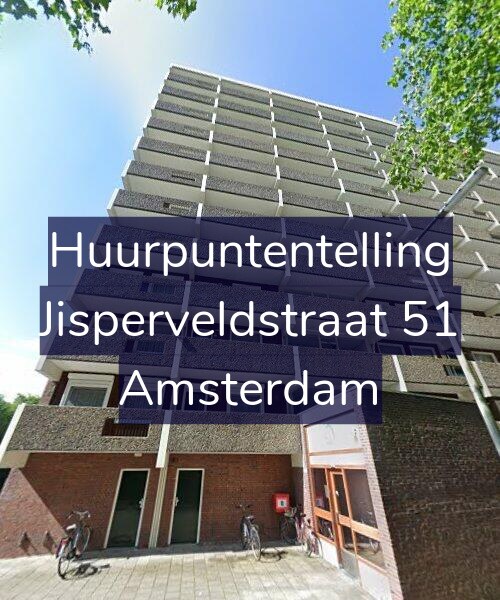 Foto gevel Huurpuntentelling voor Jisperveldstraat 51, Amsterdam