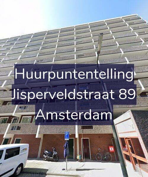 Foto gevel Huurpuntentelling voor Jisperveldstraat 89, Amsterdam