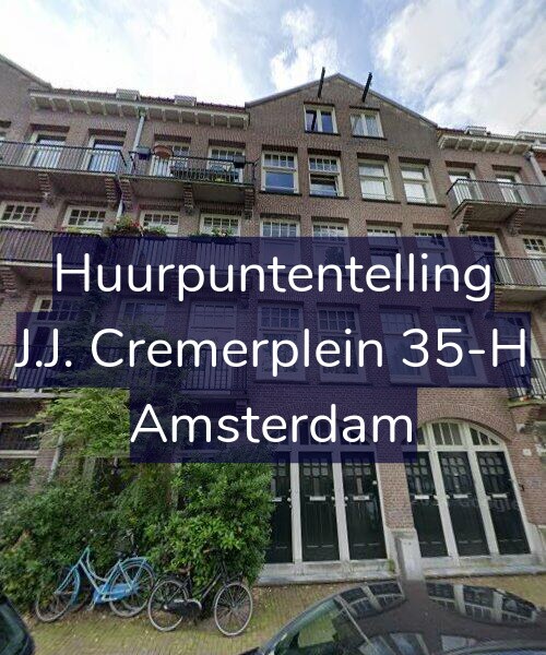 Foto gevel Huurpuntentelling voor J.J. Cremerplein 35-H, Amsterdam