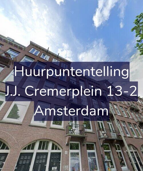Foto gevel Huurpuntentelling voor J.J. Cremerplein 13-2, Amsterdam