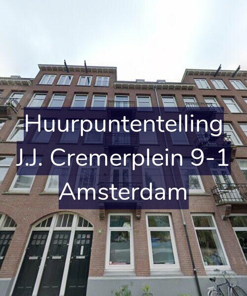 Foto gevel Huurpuntentelling voor J.J. Cremerplein 9-1, Amsterdam