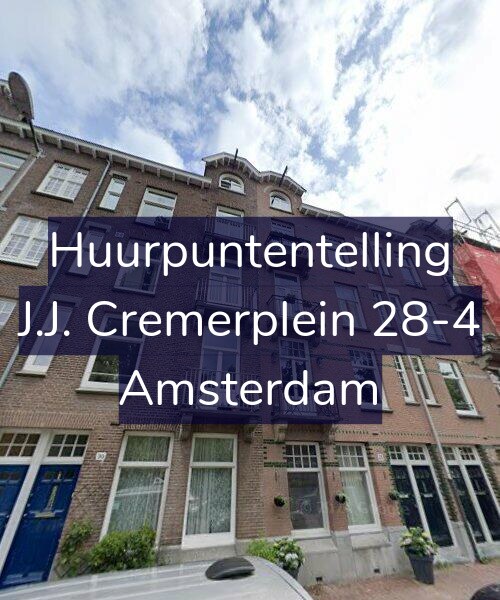 Foto gevel Huurpuntentelling voor J.J. Cremerplein 28-4, Amsterdam
