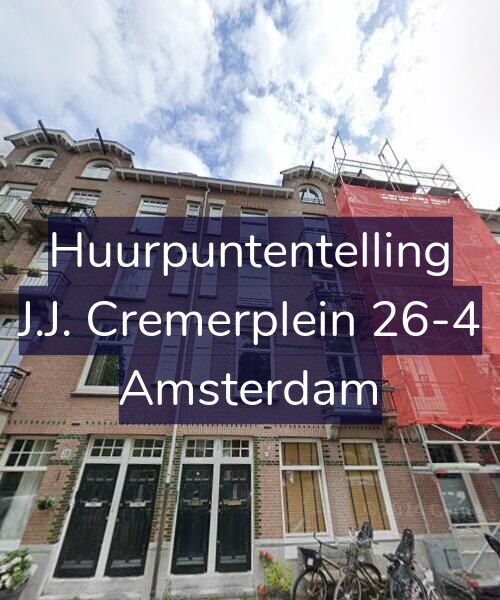 Foto gevel Huurpuntentelling voor J.J. Cremerplein 26-4, Amsterdam