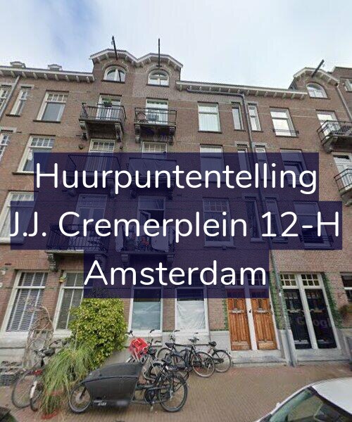 Foto gevel Huurpuntentelling voor J.J. Cremerplein 12-H, Amsterdam