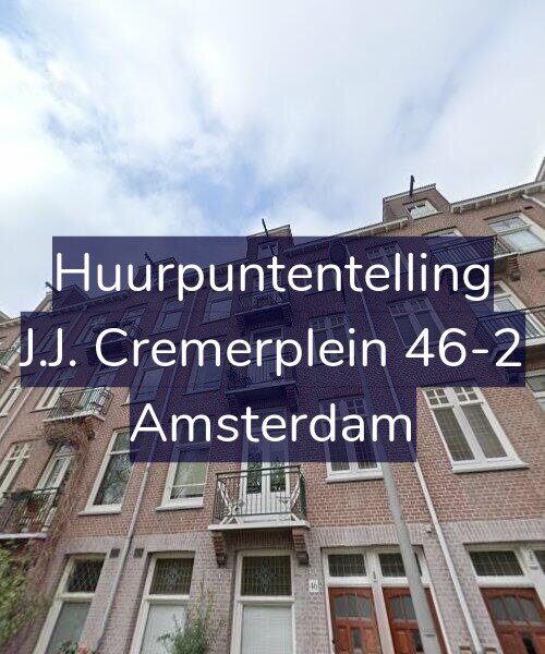 Foto gevel Huurpuntentelling voor J.J. Cremerplein 46-2, Amsterdam