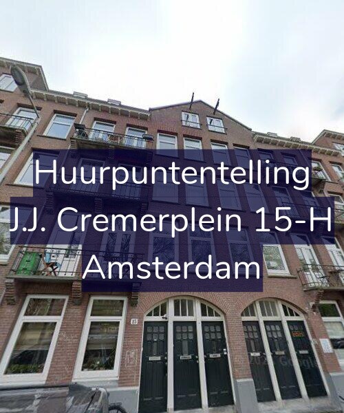 Foto gevel Huurpuntentelling voor J.J. Cremerplein 15-H, Amsterdam