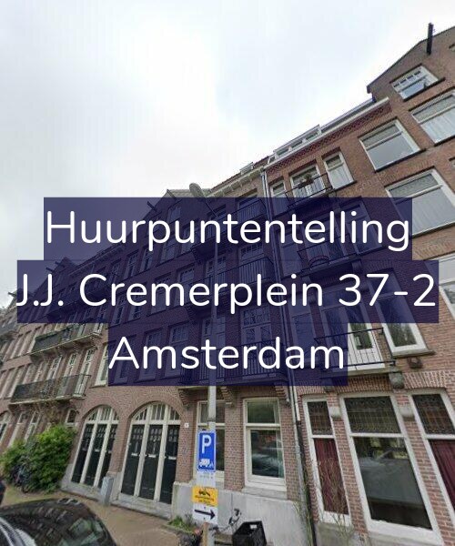Foto gevel Huurpuntentelling voor J.J. Cremerplein 37-2, Amsterdam